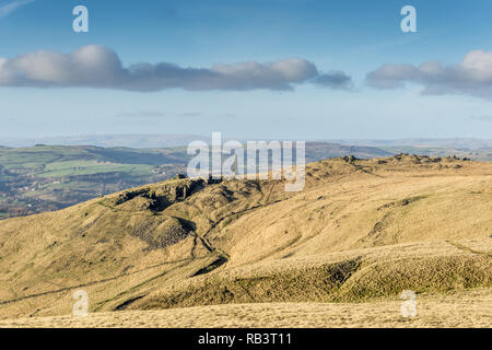 Obélisque War Memorial,Aldermans Hill,Tameside Moor, Greater Manchester, Lancashire, Royaume-Uni. Banque D'Images