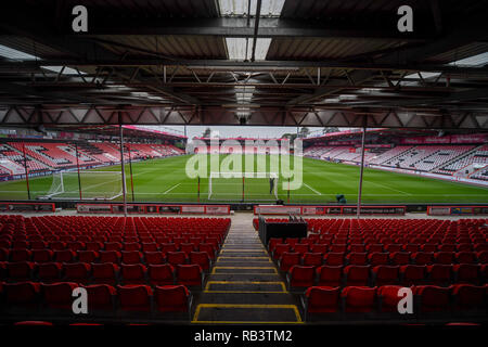 5 janvier 2019, doyen de la Cour, Bournemouth, Angleterre ; l'unis en FA Cup, 3ème tour, Bournemouth Brighton vs Vitalité ; stade avant KO Crédit : Phil Westlake/News Images images Ligue de football anglais sont soumis à licence DataCo Banque D'Images