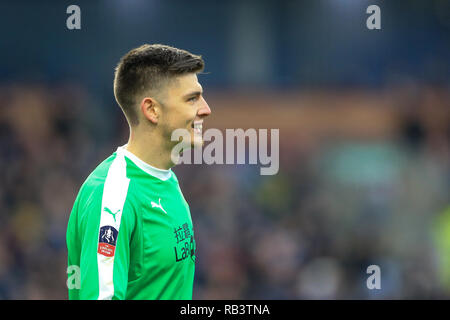 5 janvier 2019, Turf Moor, Burnley, Angleterre ; l'unis en FA Cup, 3ème tour, Burnley vs Barnsley : Nick Pope de Burnley Crédit : Mark Cosgrove/News Images images Ligue de football anglais sont soumis à licence DataCo Banque D'Images