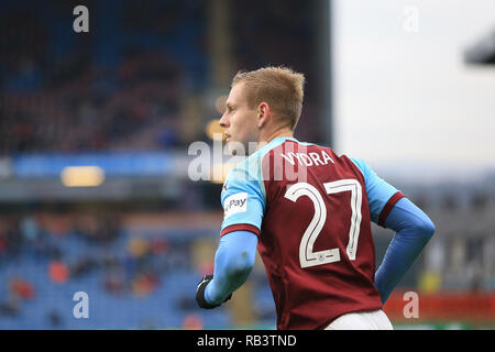 5 janvier 2019, Turf Moor, Burnley, Angleterre ; l'unis en FA Cup, 3ème tour, Burnley vs Barnsley : Matej Vydra de Burnley Crédit : Mark Cosgrove/News Images images Ligue de football anglais sont soumis à licence DataCo Banque D'Images