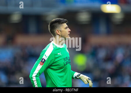 5 janvier 2019, Turf Moor, Burnley, Angleterre ; l'unis en FA Cup, 3ème tour, Burnley vs Barnsley : Nick Pope de Burnley Crédit : Mark Cosgrove/News Images images Ligue de football anglais sont soumis à licence DataCo Banque D'Images