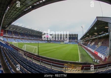 5 janvier 2019, Turf Moor, Burnley, Angleterre ; l'unis en FA Cup, 3ème tour, Burnley vs Barnsley : une vue de Turf Moor Crédit : Mark Cosgrove/News Images images Ligue de football anglais sont soumis à licence DataCo Banque D'Images