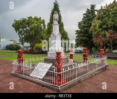 Memorial et wirtschaftsberatungs-Maniapoto, Kihikihi, District de la WAIPA, Nouvelle-Zélande Banque D'Images