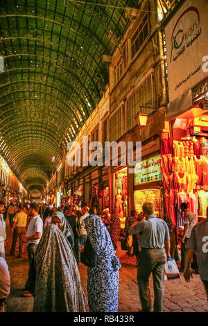 Souk Hamidiyé. Damas. La Syrie, au Moyen-Orient Banque D'Images