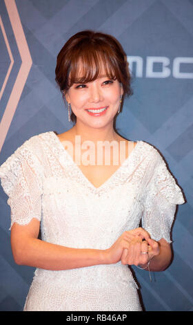 Si Yu-Jin, Dec 30, 2018 : l'actrice sud-coréenne de sorte Yu-Jin assiste à un événement tapis rouge de la MBC Drama Awards 2018 à Séoul, Corée du Sud. Credit : Lee Jae-Won/AFLO/Alamy Live News Banque D'Images