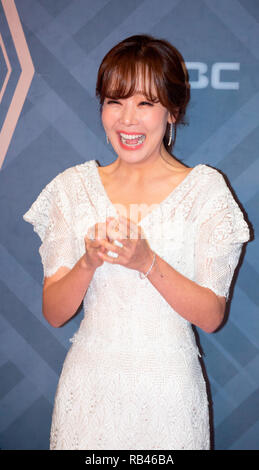 Si Yu-Jin, Dec 30, 2018 : l'actrice sud-coréenne de sorte Yu-Jin assiste à un événement tapis rouge de la MBC Drama Awards 2018 à Séoul, Corée du Sud. Credit : Lee Jae-Won/AFLO/Alamy Live News Banque D'Images