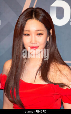 Lee Yu-Ri, Dec 30, 2018 : l'actrice sud-coréen Lee Yu-Ri assiste à un événement tapis rouge de la MBC Drama Awards 2018 à Séoul, Corée du Sud. Credit : Lee Jae-Won/AFLO/Alamy Live News Banque D'Images