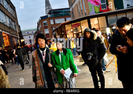 London fashion week men's, London, UK Banque D'Images
