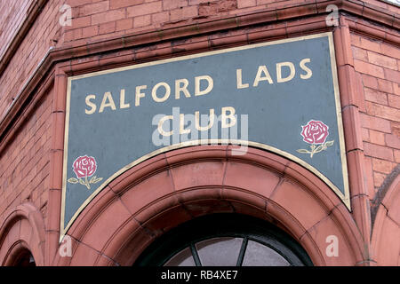 Salford Lads Club. Ordsall. Salford Banque D'Images