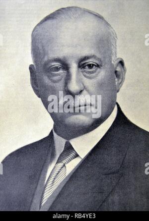 Don Miguel Primo de Rivera y Orbaneja, 2e Marquis de Estella, 22e comte de Sobremonte, Chevalier de Calatrava (8 janvier 1870 - 16 mars 1930) était un dictateur, aristocrate, et officier militaire qui a servi comme Premier Ministre de l'Espagne de 1923 à 1930 lors de la restauration de l'Espagne. Banque D'Images