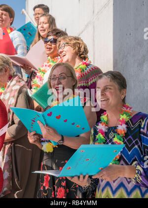 Mulitcultural Choir, Journée Culturelle, Reykjavik, Islande Banque D'Images