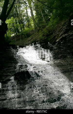 Buttermilk Falls dans le parc national de Cuyahoga Valley, OH Banque D'Images