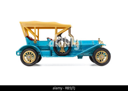 Modèles de boîte d'allumettes de la voiture modèle 1909 d'antan y-12 Thomas Flyabout Banque D'Images