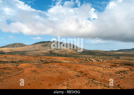 Les zones arides et rocheuses, Fuerteventura, Îles Canaries, Espagne Banque D'Images