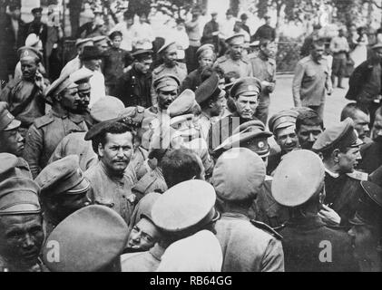 Les troupes russes durant la première guerre mondiale, Banque D'Images