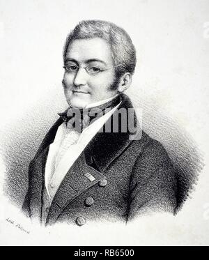 (Marie Joseph Louis) Adolphe Thiers (1797-1877) Homme politique et historien français. Lithographie, Paris, c1840. Banque D'Images
