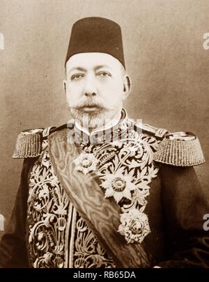 Mehmed V Reshad 1844 - 3/4 juillet 1918. 35ème Sultan Ottoman. Banque D'Images