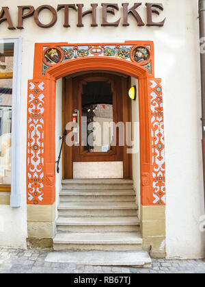 Rome, Italie - 12 juillet 2014 : portes et portails anciens, le patrimoine culturel sous la forme d'arches, portes et portails. Banque D'Images