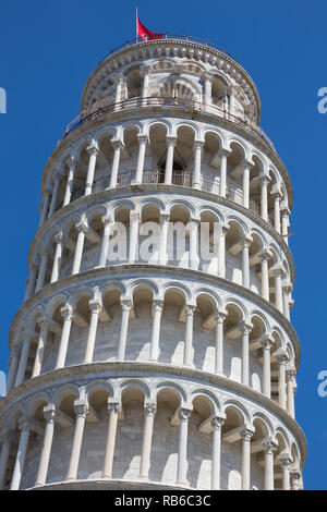 La Tour Penchée de Pise, Toscane, Italie Banque D'Images