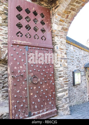 Rome, Italie - 12 juillet 2014 : portes et portails anciens, le patrimoine culturel sous la forme d'arches, portes et portails. Banque D'Images