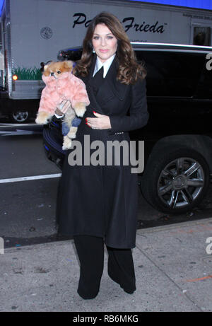 New York, NY, USA. 07Th Jan, 2019. Lisa Vanderpump GMA à jour la promotion de la nouvelle saison de Vanderpump règles le 1er janvier 07, 2019 à New York. Credit : Rw/media/Alamy Punch Live News Banque D'Images