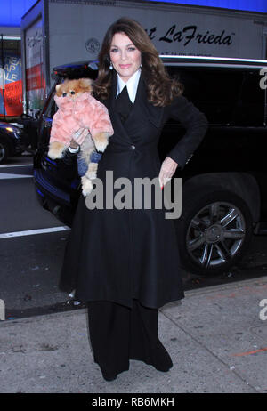 New York, NY, USA. 07Th Jan, 2019. Lisa Vanderpump GMA à jour la promotion de la nouvelle saison de Vanderpump règles le 1er janvier 07, 2019 à New York. Credit : Rw/media/Alamy Punch Live News Banque D'Images