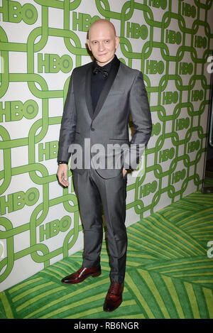 Los Angeles, CA - 06 janvier : Anthony Carrigan assiste à HBO's deux Golden Globes After Party à Circa 55 Restaurant de l'hôtel Beverly Hilton le 6 janvier 2019 à Beverly Hills, Californie. Crédit : Jeffrey Mayer/Alamy Live News Banque D'Images