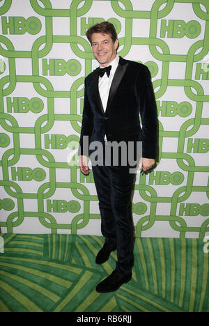 Los Angeles, Ca. 6 janvier, 2019. Jason Blum, à la chaîne HBO Golden Globe 2019 postes de travail à environ 55 à Beverly Hills, Californie le 6 janvier 2019. Credit : Faye Sadou/media/Alamy Punch Live News Banque D'Images