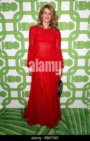 Beverly Hills, CA, USA. 6 janvier, 2019. 06 janvier 2019 - Los Angeles, Californie - Laura Dern. HBO 2019 Golden Globe Awards After Party qui a eu lieu à environ 55 Restaurant à l'hôtel Beverly Hilton. Crédit photo : Faye Sadou/AdMedia Crédit : Faye Sadou/AdMedia/ZUMA/Alamy Fil Live News Banque D'Images