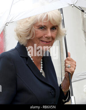 La duchesse de Cornouailles assister à la Sandringham Flower Show organisé sur le domaine royal, à Norfolk. L'exposition attire une journée autour de 20 000 visiteurs chaque Banque D'Images