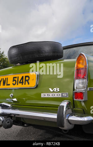 1976 Rover 3500S - boîte de vitesses mécanique V8 Rover P6 enregistrés en 1977 après la fin de la production Banque D'Images