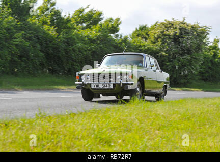 1976 Rover 3500S - boîte de vitesses mécanique V8 Rover P6 enregistrés en 1977 après la fin de la production Banque D'Images