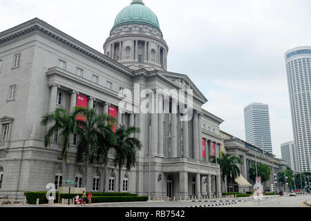 Le Musée des beaux-arts de Singapour, en Asie du sud-est. Banque D'Images