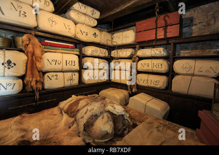 Magasin général à Old Fort Niagara Historical site. Banque D'Images