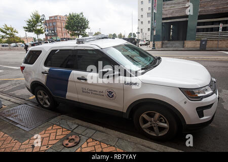 Voiture utilisée pour les States Customs and Border Protection, La Nouvelle-Orléans, Louisiane. Banque D'Images