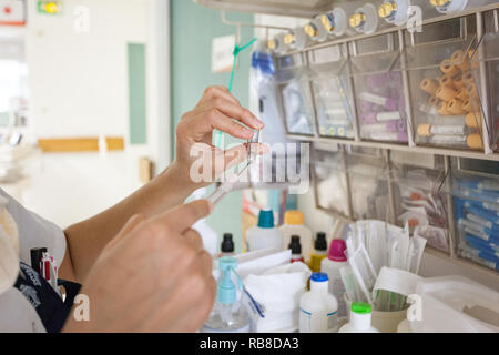 Salle d'urgence à l'hôpital d'Aix en Provence Banque D'Images