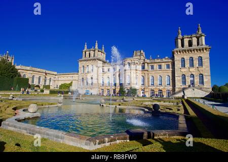 Blenheim Palace, Oxfordshire, Angleterre Banque D'Images
