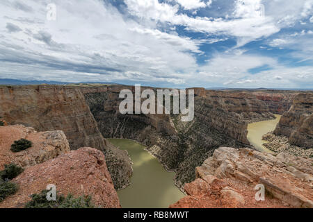 Bighorn Canyon National Recreation Area dans le Wyoming et le Montana, USA Banque D'Images