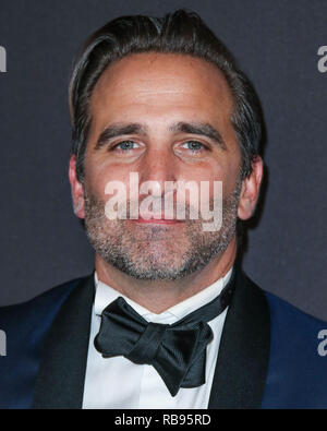 BEVERLY HILLS, LOS ANGELES, CA, USA - 06 janvier : Mike Hatton arrive au 2019 InStyle et Warner Bros Pictures Golden Globe Awards After Party qui a eu lieu au Beverly Hilton Hotel le 6 janvier 2019 à Beverly Hills, Los Angeles, Californie, États-Unis. (Photo par Xavier Collin/Image Press Office) Banque D'Images