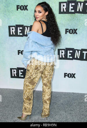 Los Angeles, Californie, USA. 8 janvier, 2019. Singer Tinashe Kachingwe Jorgensen arrive à FOX's 'NT' Appuyez sur la princesse qui s'est tenue à la FOX Studio Lot le 8 janvier 2019 à Century City, Los Angeles, Californie, États-Unis. (Photo par Xavier Collin/Image Crédit : Agence de Presse) L'agence de presse Image/Alamy Live News Banque D'Images