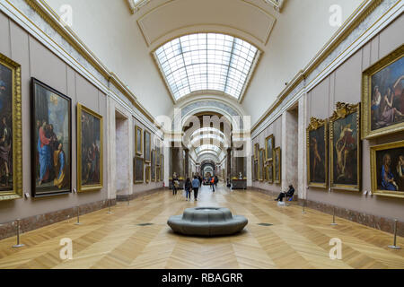 Musée du Louvre à Paris, France Banque D'Images