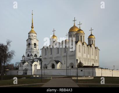 Cathédrale de la Dormition à Vladimir, Russie. Banque D'Images