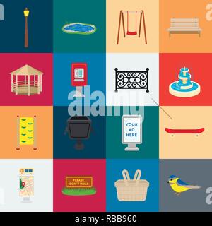 Bannière,art,bars,panier,conseil,banc,peut,caricature,design,confort,collection,équipement,animation,clôture,fontaine,déchets,gazebo,icône,gymnastique,illustration,informations,logo,lampe,isolé,nature,sans,parc,parc,parus payphone,merci,pique-nique plaisir,étang,reste,seat,set,signer,skateboard,swing,vecteur symbole,marche,mur,web,vecteurs vecteur , Illustration de Vecteur