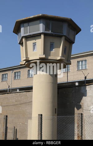 Tour de garde de la prison de la Stasi Banque D'Images