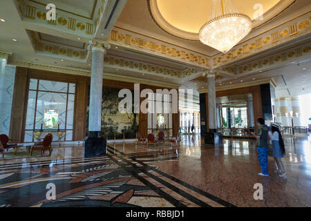 Hall de l'Empire Hotel and Country Club, Bandar Seri Begawan, Sultanat de Brunei Banque D'Images