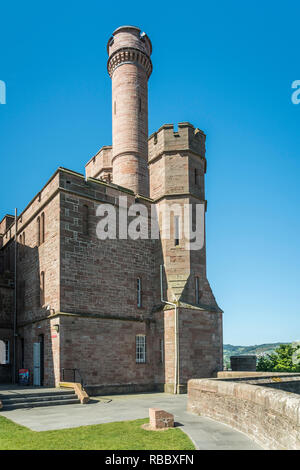 Le Château d'Inverness à Inverness, Écosse, Royaume-Uni, Europe. Banque D'Images