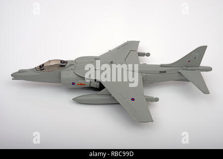 QuickBuild Airfix modèle Harrier Jump Jet Banque D'Images