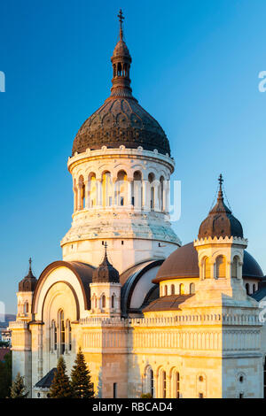 La Roumanie, de la Transylvanie, Cluj-Napoca. L'Eglise Orthodoxe Dormition de la Theotokos cathédrale. Banque D'Images