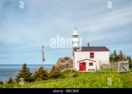 Le phare de Lobster Cove Head, près de Rocky Harbour, Terre-Neuve Banque D'Images
