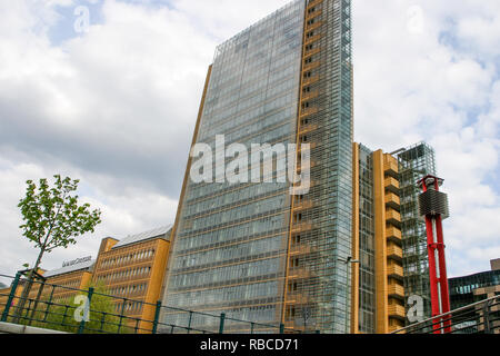 Atrium Tower, Potsdamerplatz, Mitte, Berlin, Allemagne Banque D'Images